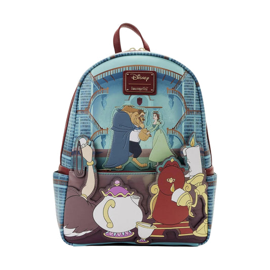 Loungefly Disney Beauty and the Beast Ballroom Mini Backpack