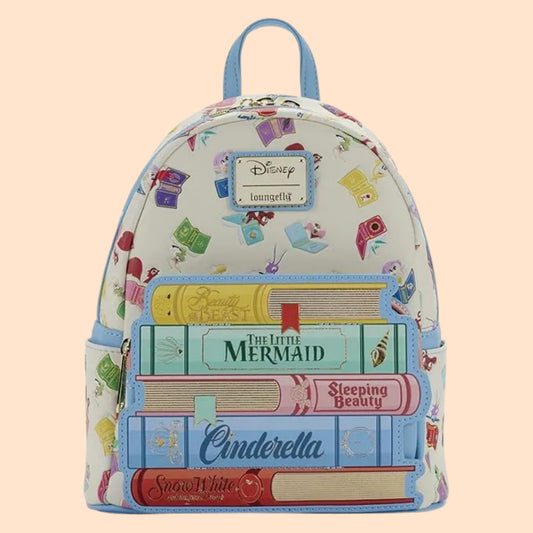 Loungefly Disney Princess Storybook Stack Mini Backpack