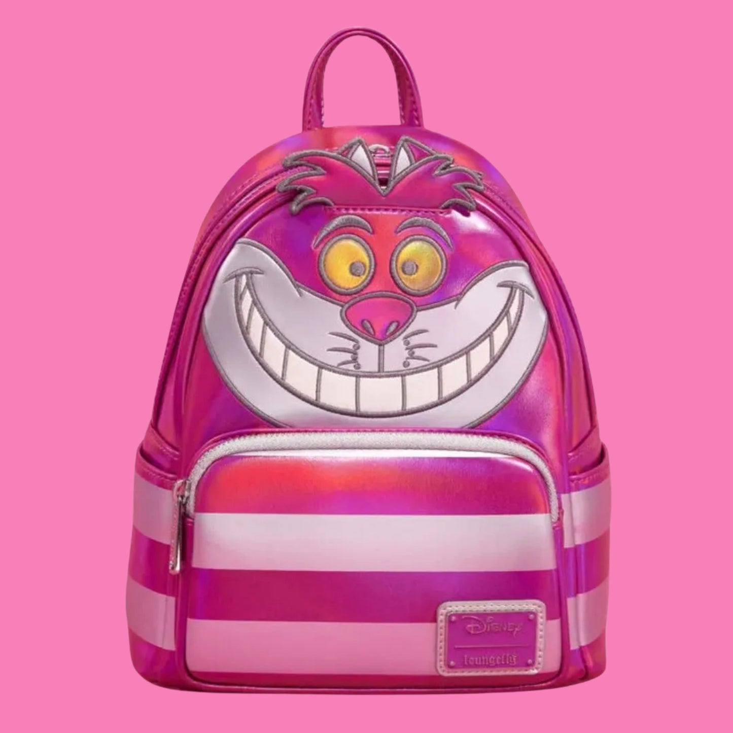 Loungefly Disney 100 Platinum Cheshire Cat Mini Backpack