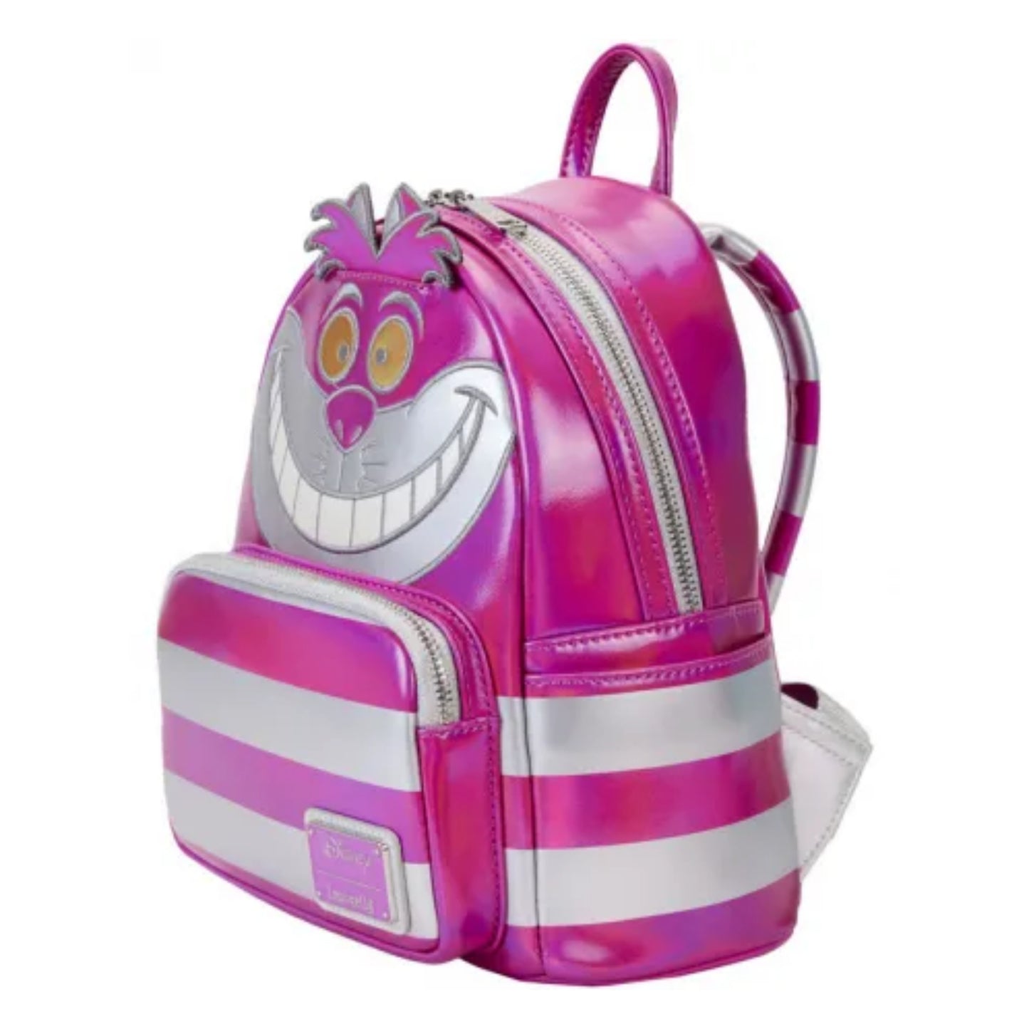 Loungefly Disney 100 Platinum Cheshire Cat Mini Backpack