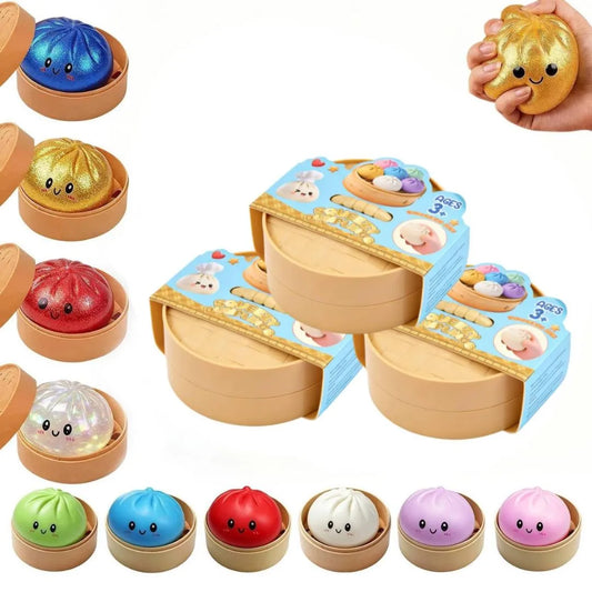 Mystery Dumpling Squishy Fidget Toy (1 Pcs)