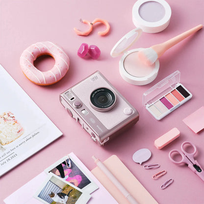 Fujifilm Instax Mini Evo Hybrid Instant Camera – Gentle Rose Premium Edition