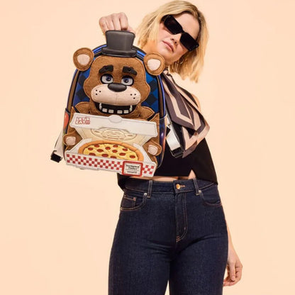 Loungefly Five Nights at Freddy's Pizza Time Mini Backpack