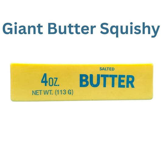 Giant Salted Butter Stick Squishy Fidget Toy