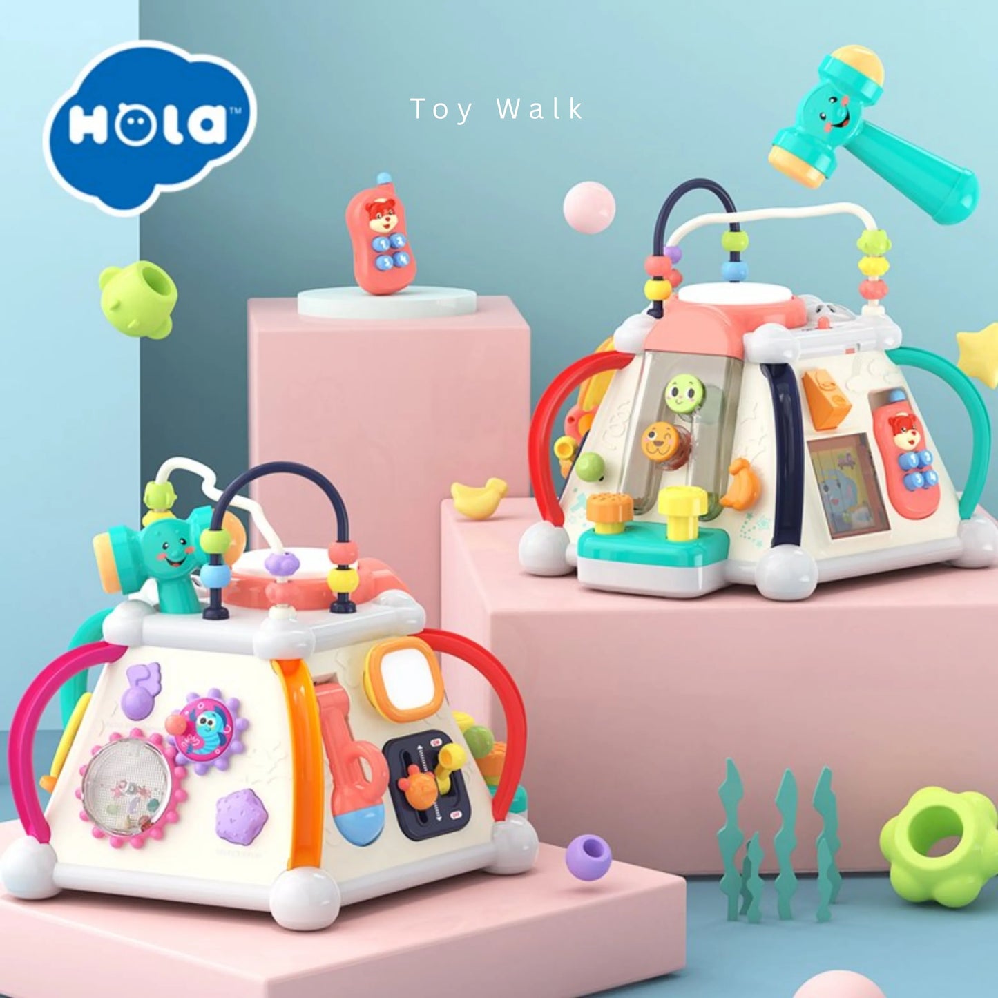 Hola HE806 15 in 1 Discover Activity Cube for 18M+ Ages