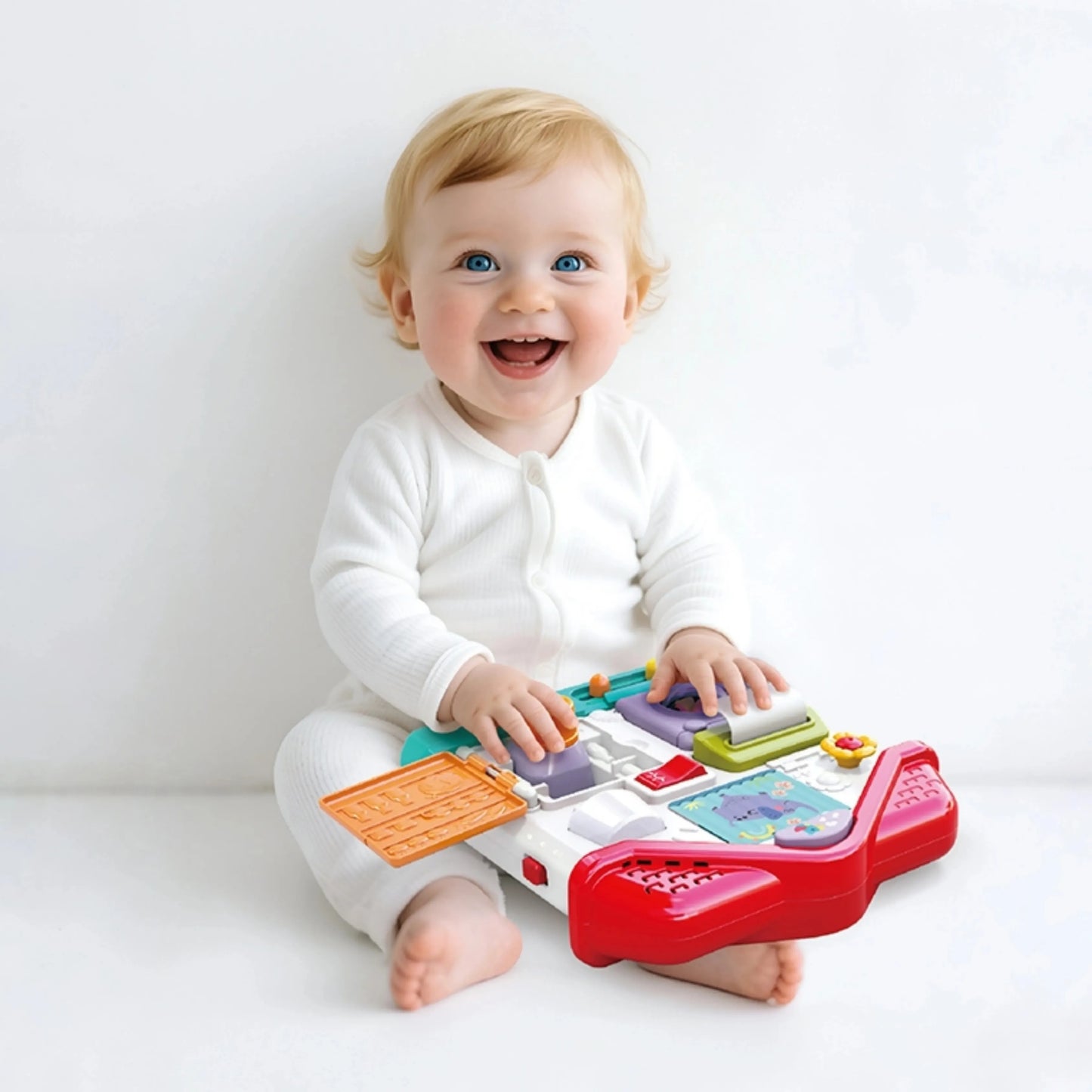 Hola HE898600 Montessori Activity Toy House For 10M+ Ages