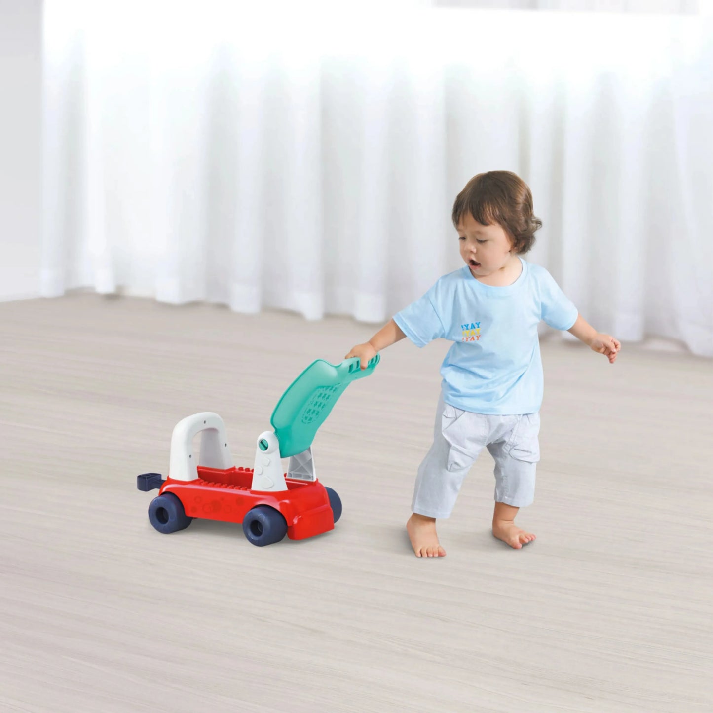 Hola HE8990 4 In 1 Push Walker & Ride On Learning Train For 12M+ Ages