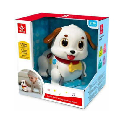 Hola HE9977 Crawl & Pull Along Learning Puppy For 6M+ Ages