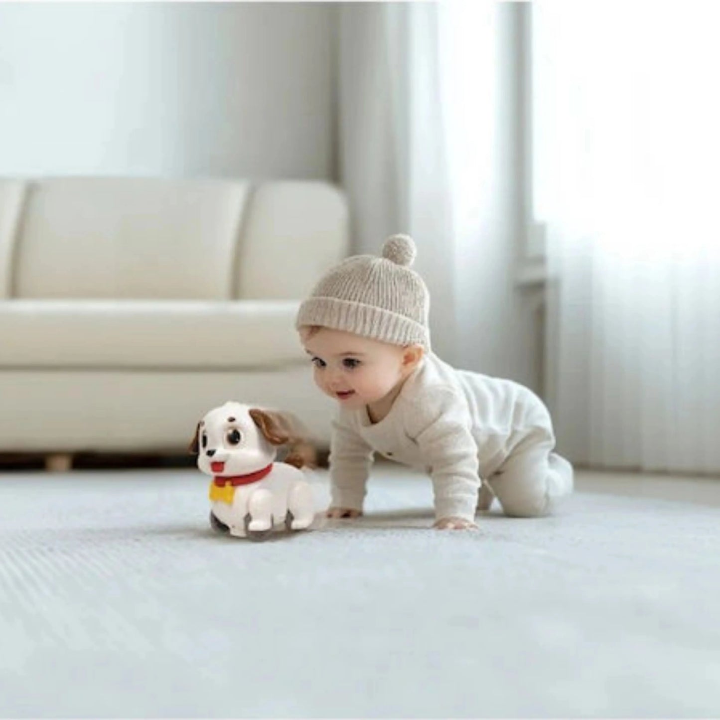 Hola HE9977 Crawl & Pull Along Learning Puppy For 6M+ Ages