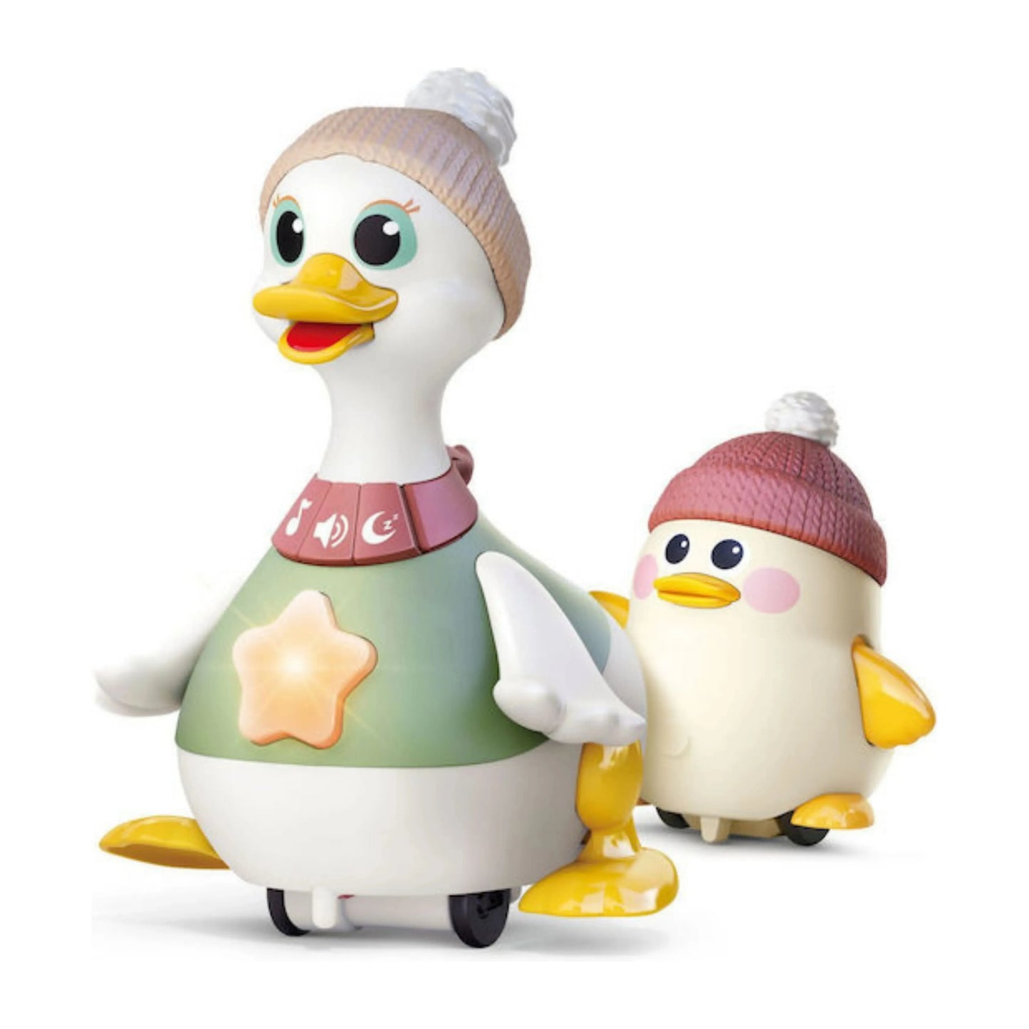 Hola HE998701 Waddling Duck With One Baby Duck For 6M+ Ages