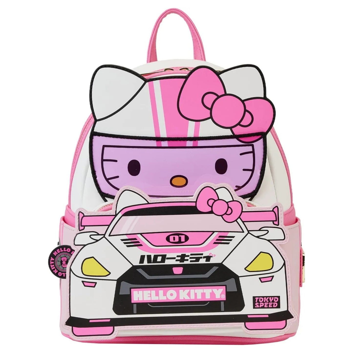 Loungefly Sanrio Hello Kitty Tokyo Speed Racing Mini Backpack