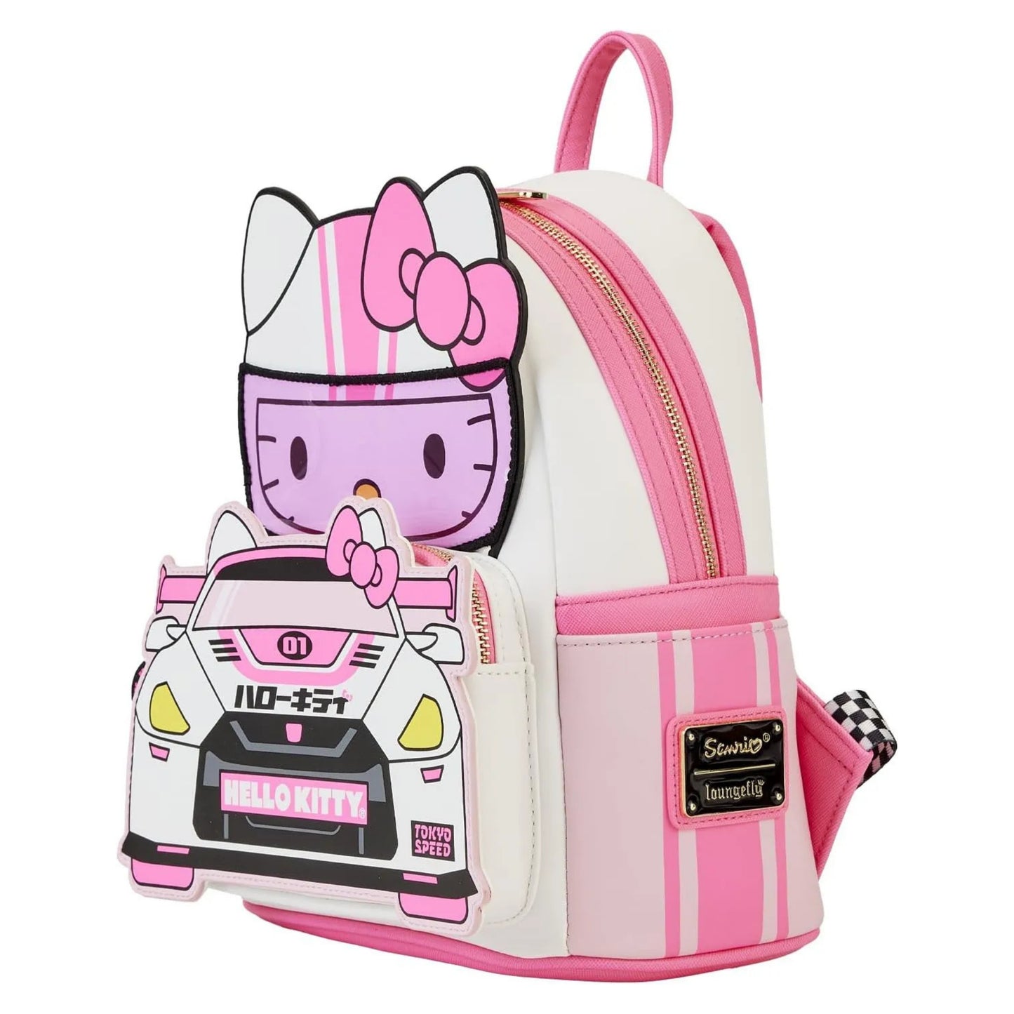 Loungefly Sanrio Hello Kitty Tokyo Speed Racing Mini Backpack