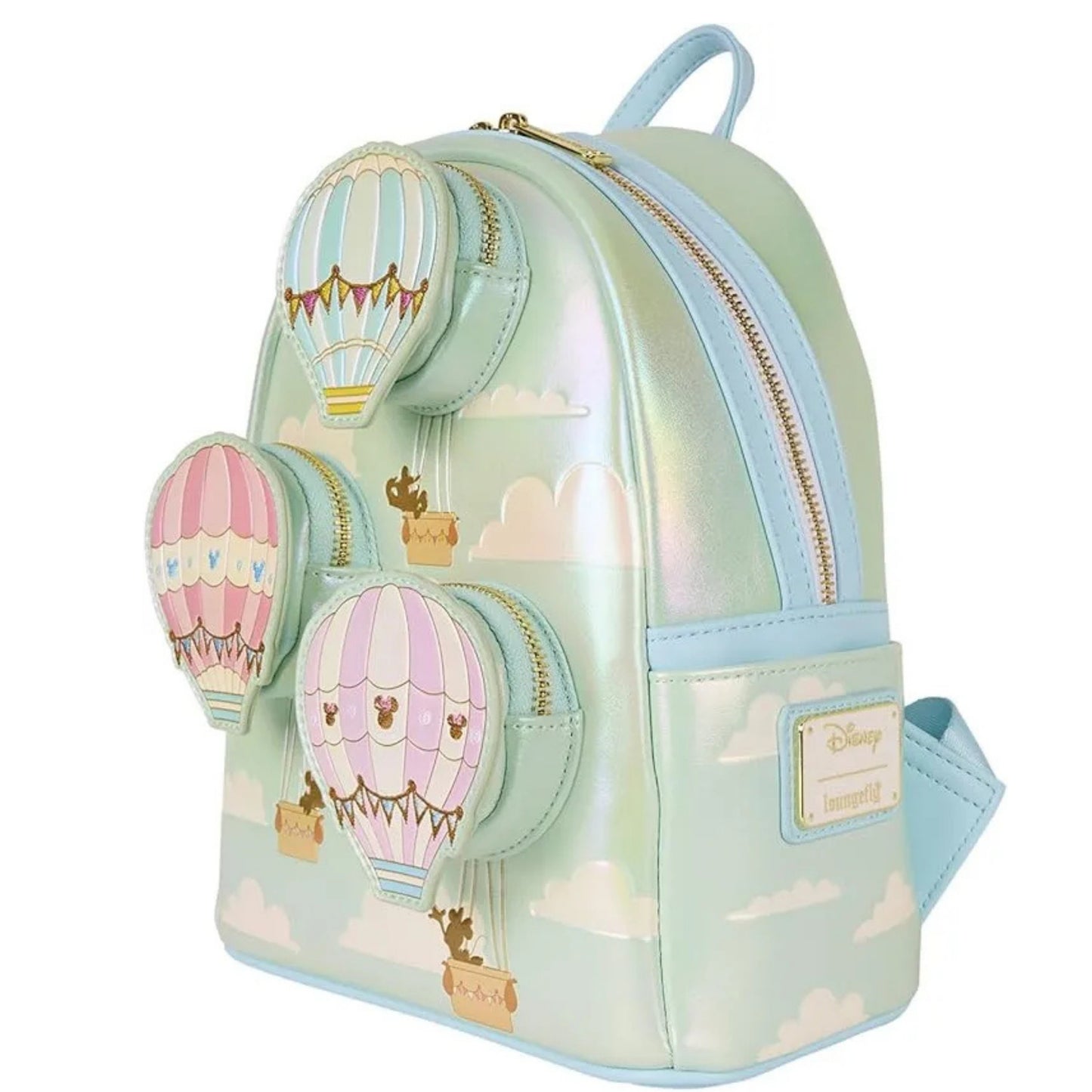 Loungefly Disney Mickey Minnie Mouse Hot Air Balloon Mini Backpack
