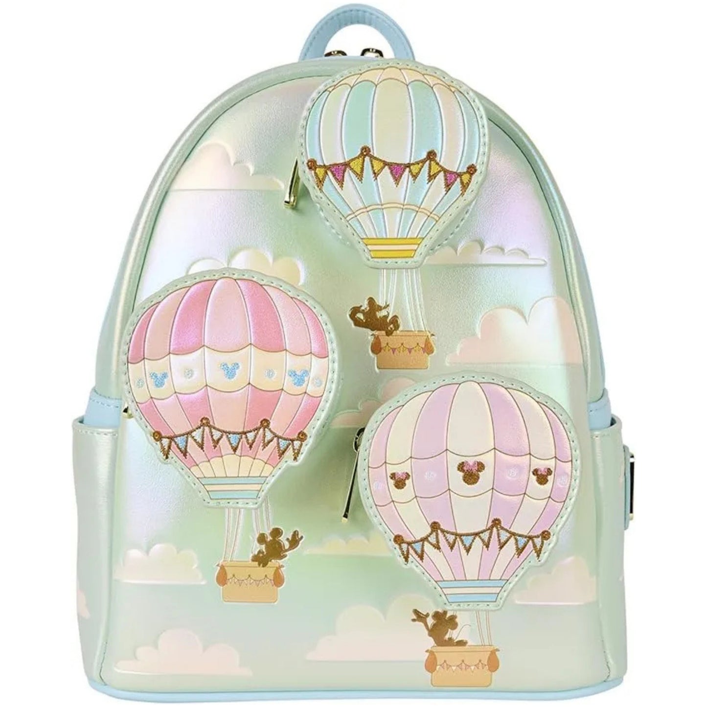 Loungefly Disney Mickey Minnie Mouse Hot Air Balloon Mini Backpack
