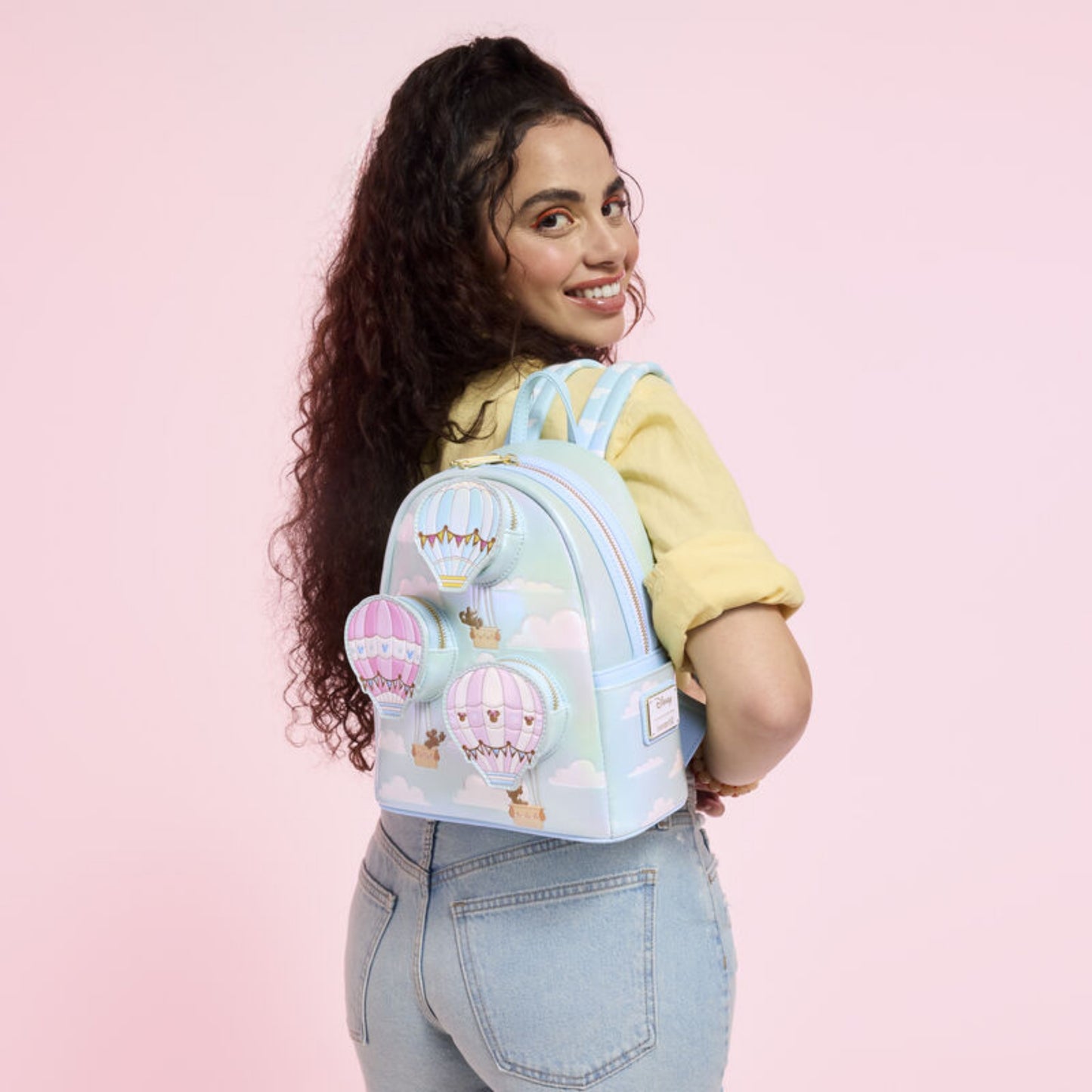 Loungefly Disney Mickey Minnie Mouse Hot Air Balloon Mini Backpack