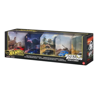 Hot Wheels Premium Fast &amp; Furious Brian O'Conner 5-Car Collector Set