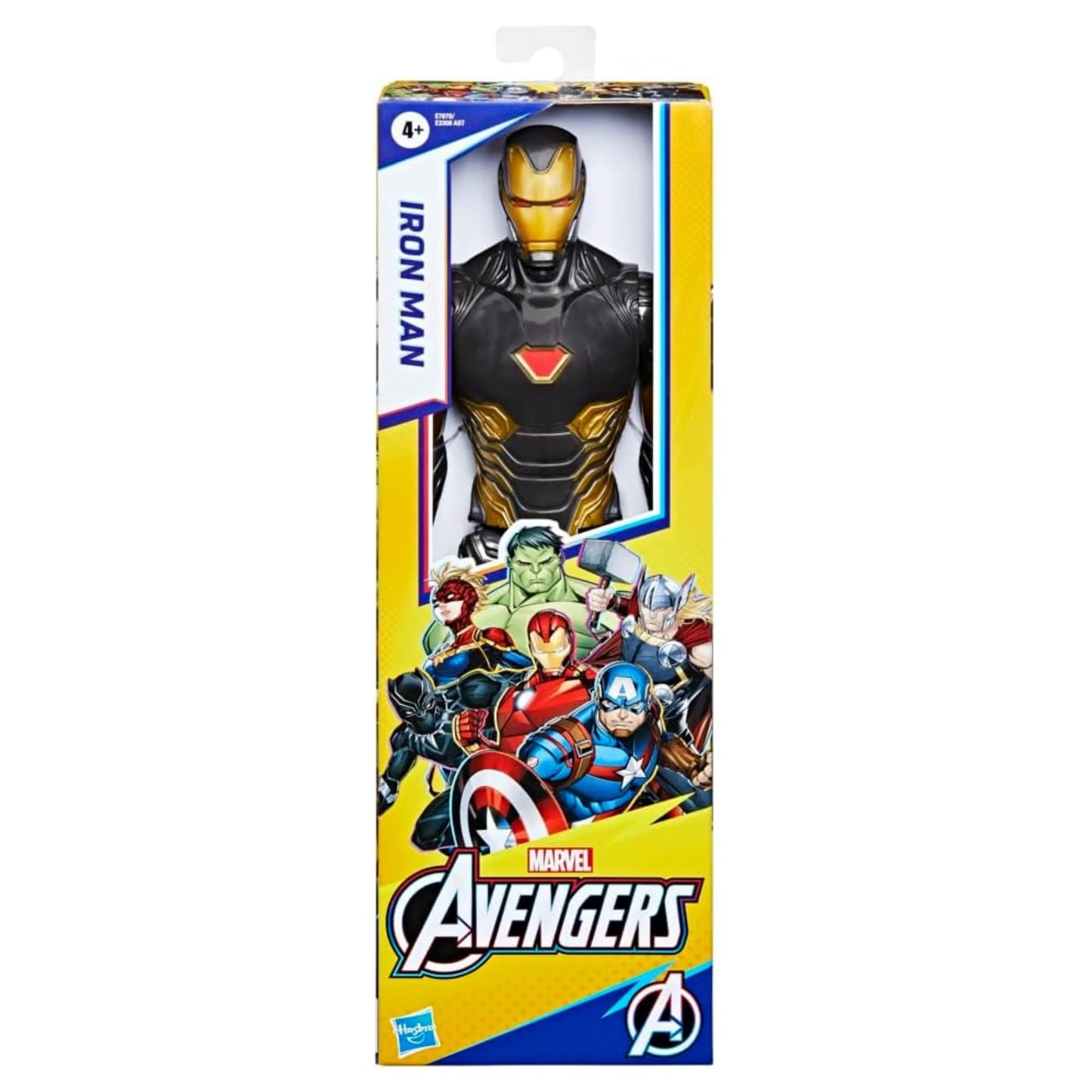 Marvel Avengers: 12-Inch Iron Man Action Figure (Black & Gold)