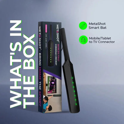 MetaShot Smart Cricket Bat – Real-Time Motion Sensing Gaming