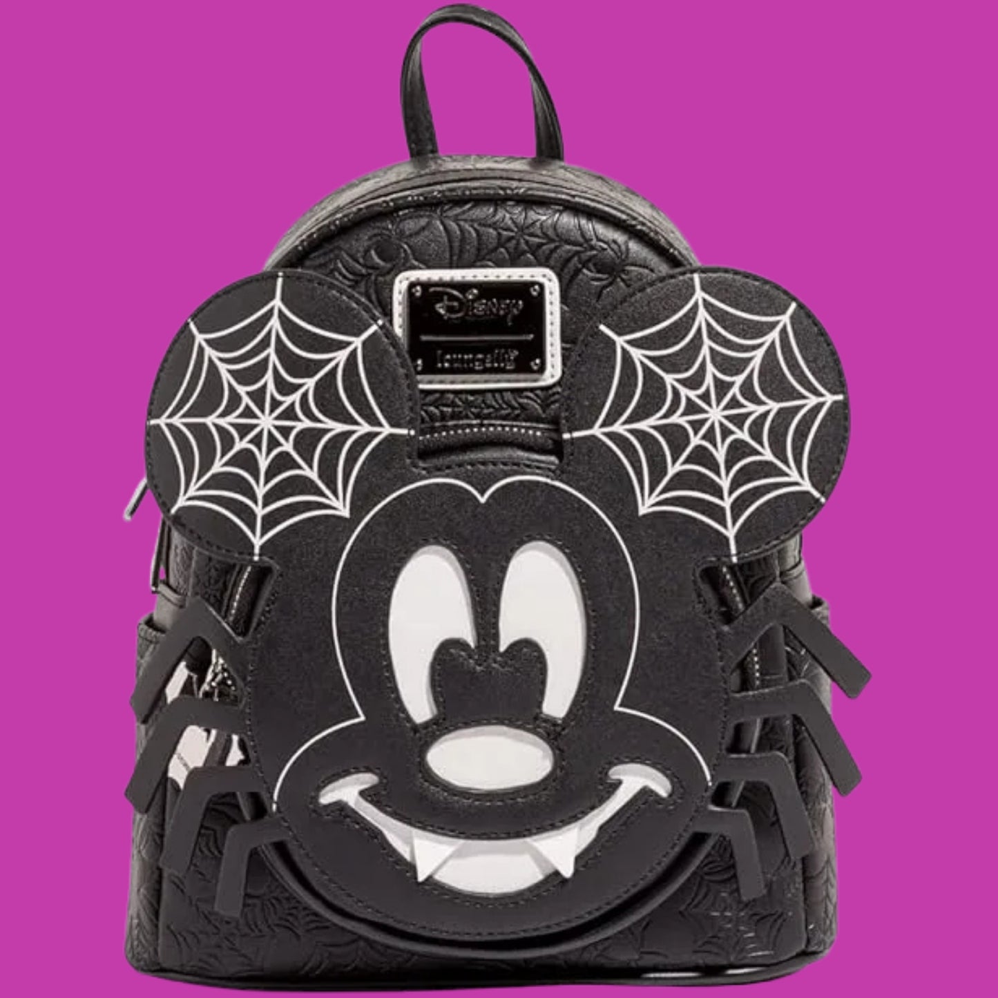 Loungefly Disney Mickey Mouse Spider Glow-in-the-Dark Mini Backpack