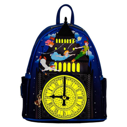 Loungefly Disney Peter Pan Big Ben Glow-in-the-Dark Mini Backpack