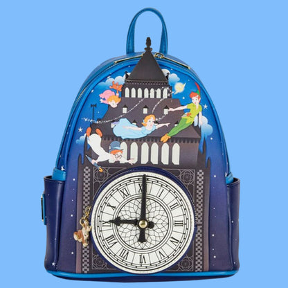 Loungefly Disney Peter Pan Big Ben Glow-in-the-Dark Mini Backpack