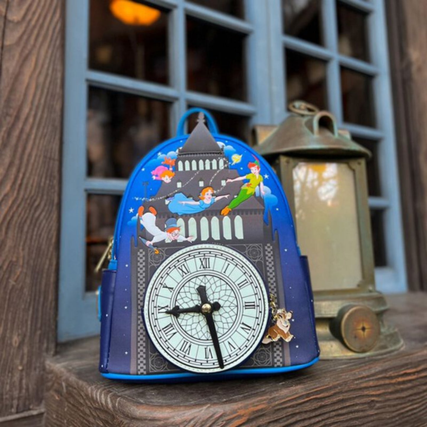 Loungefly Disney Peter Pan Big Ben Glow-in-the-Dark Mini Backpack