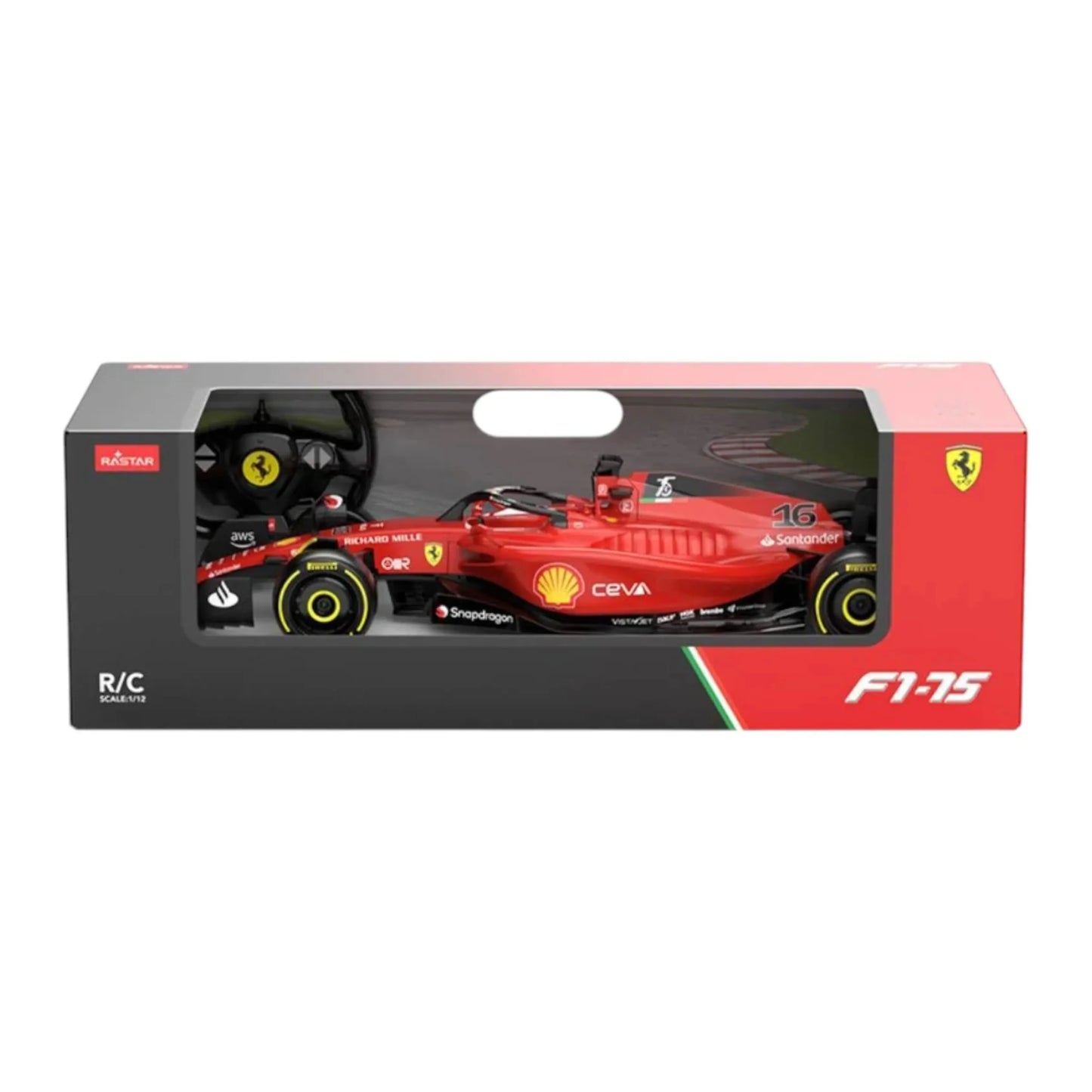 RASTAR 1/12 F1 R/C Ferrari F1-75 Remote Control Car