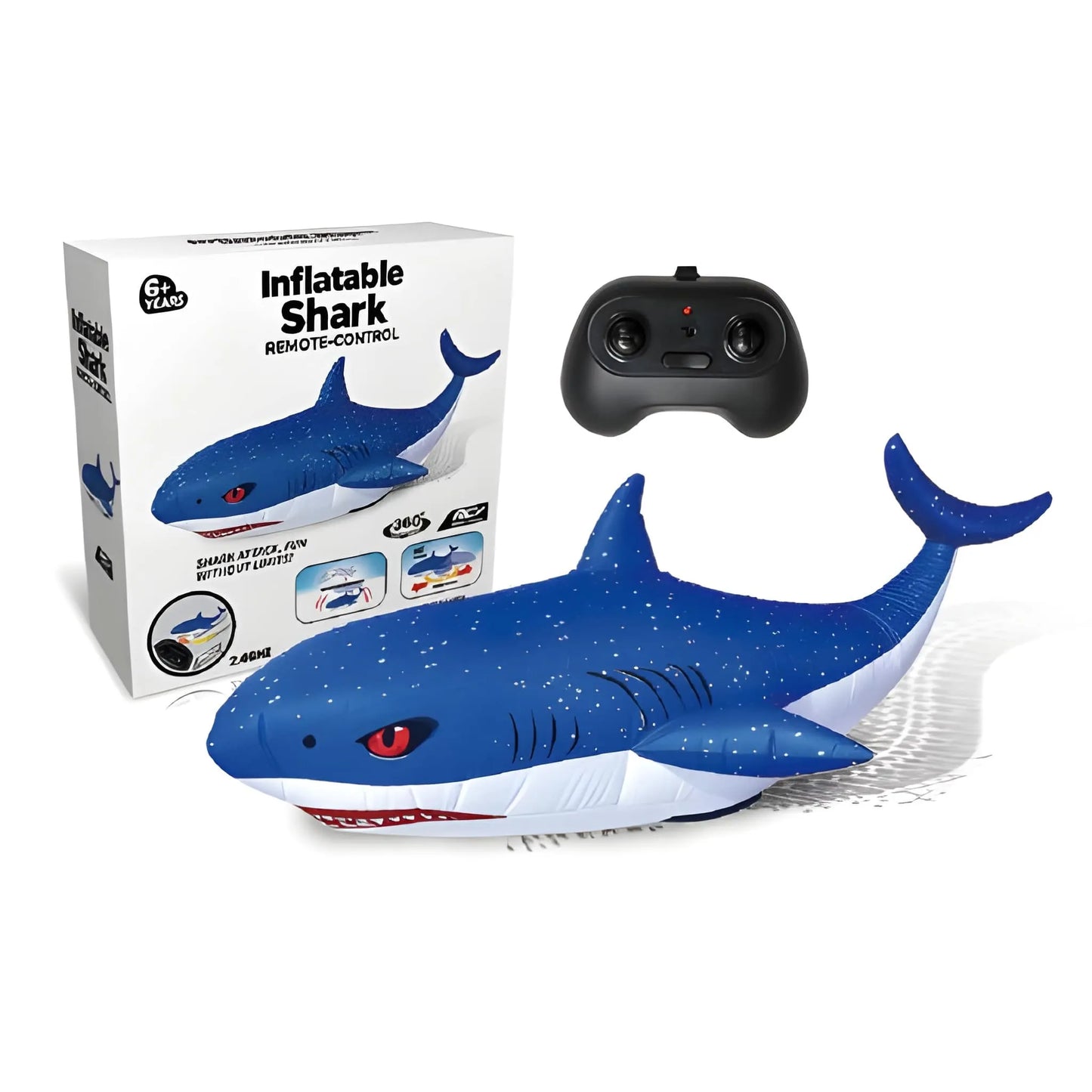 Remote Control Inflatable Shark: Undersea Adventure Action Toy