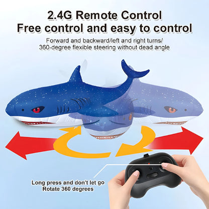 Remote Control Inflatable Shark: Undersea Adventure Action Toy