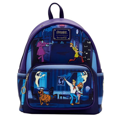 Loungefly Scooby-Doo Ghost Chase Glow-in-the-Dark Mini Backpack