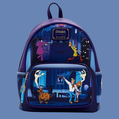 Loungefly Scooby-Doo Ghost Chase Glow-in-the-Dark Mini Backpack