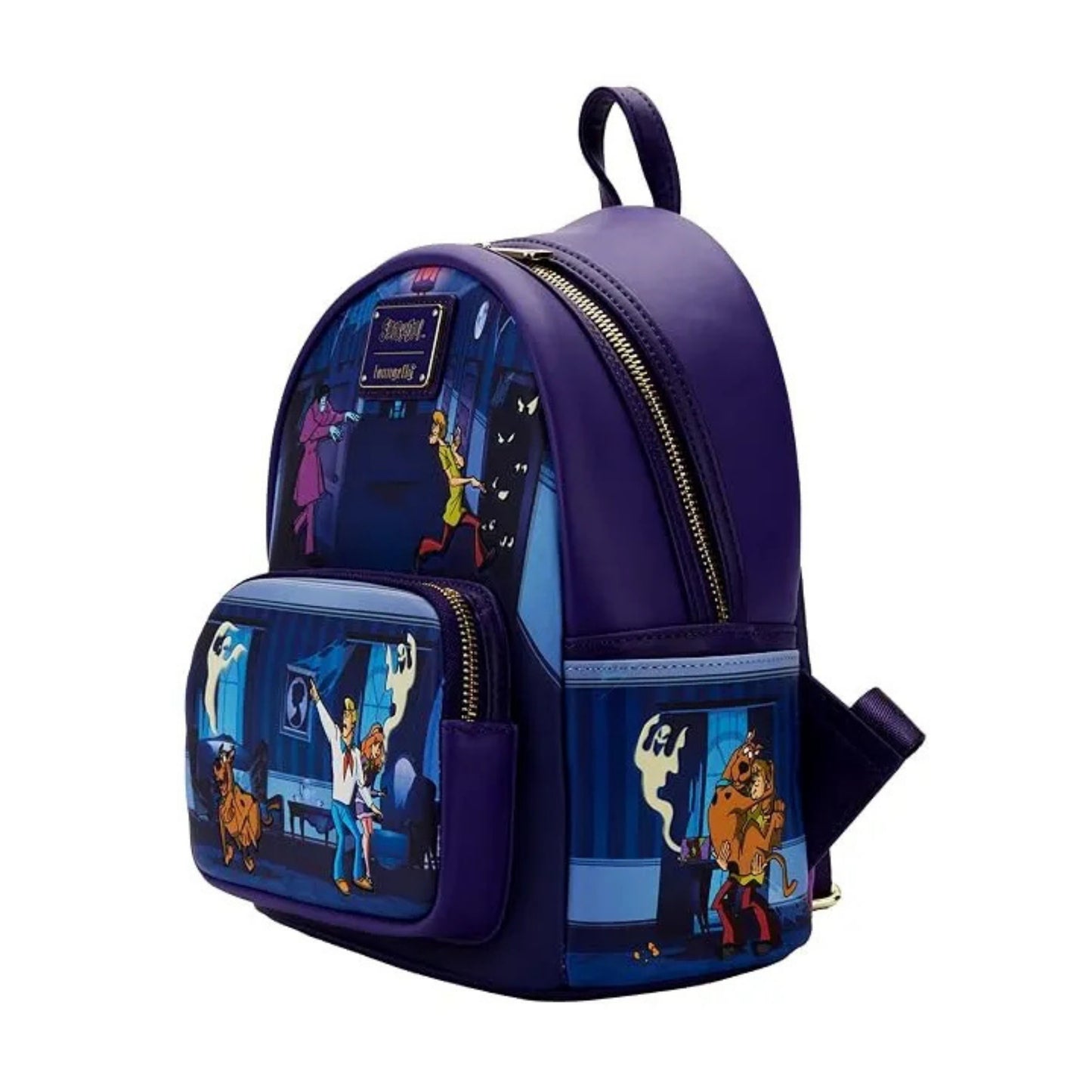 Loungefly Scooby-Doo Ghost Chase Glow-in-the-Dark Mini Backpack