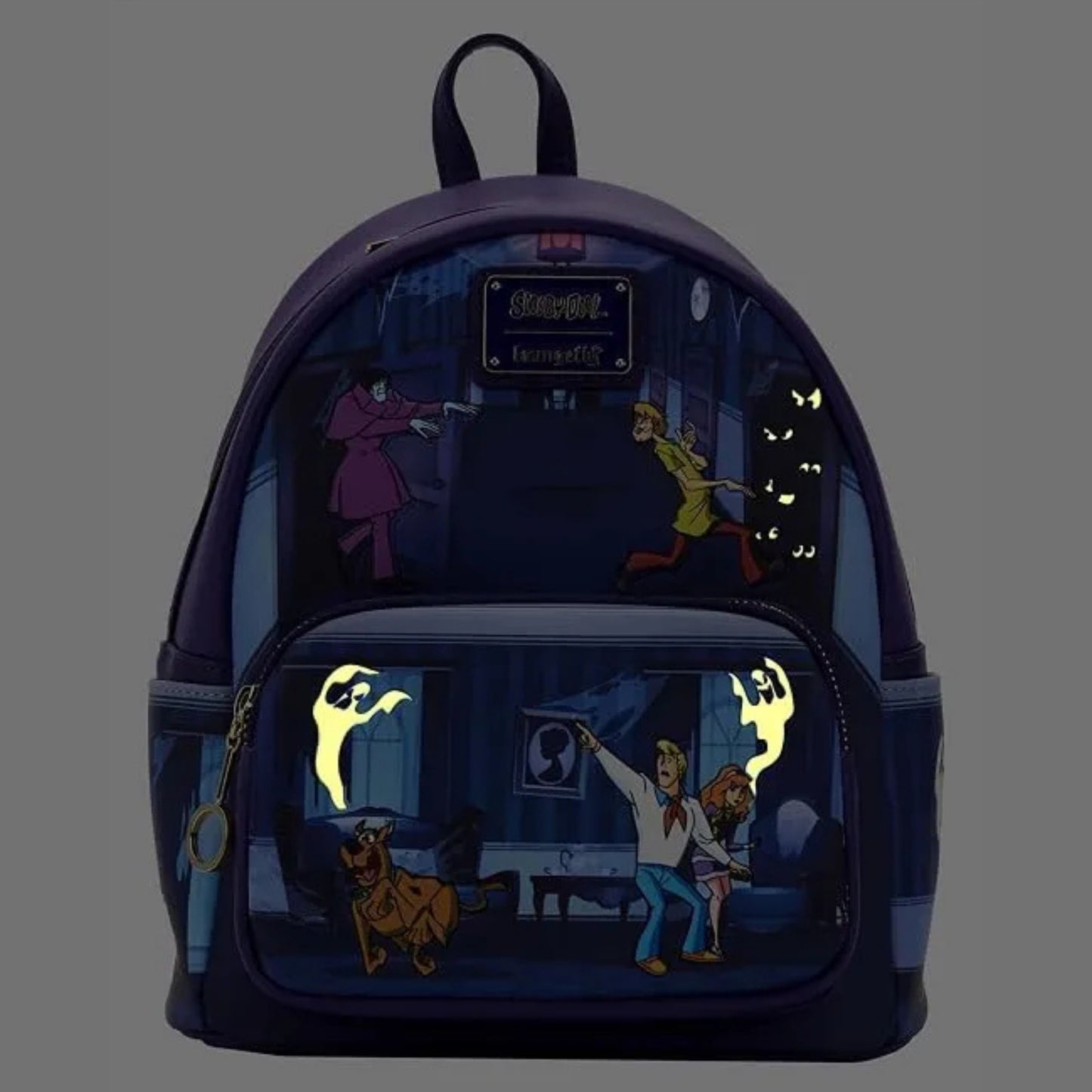 Loungefly Scooby-Doo Ghost Chase Glow-in-the-Dark Mini Backpack