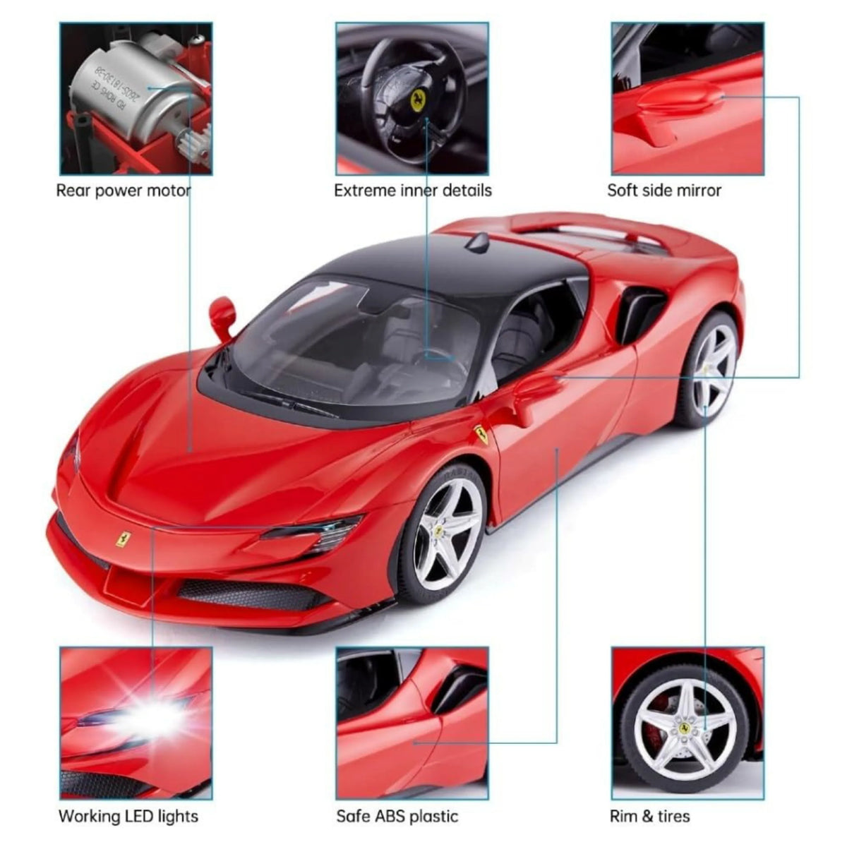 RASTAR 1/14 R/C Ferrari SF90 Stradale Remote Control Car