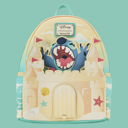 Loungefly Disney Lilo & Stitch Beach Day Sandcastle Mini Backpack