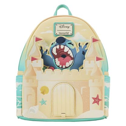 Loungefly Disney Lilo & Stitch Beach Day Sandcastle Mini Backpack