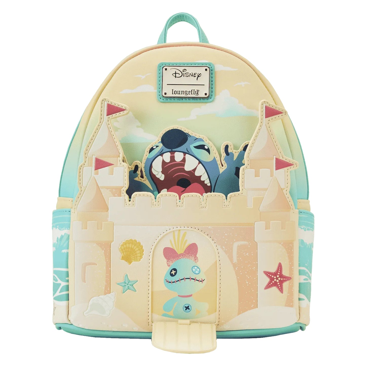 Loungefly Disney Lilo & Stitch Beach Day Sandcastle Mini Backpack