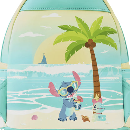 Loungefly Disney Lilo & Stitch Beach Day Sandcastle Mini Backpack