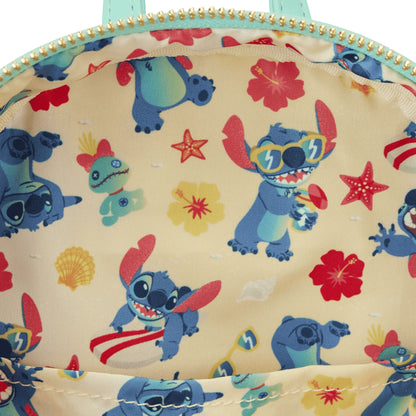Loungefly Disney Lilo & Stitch Beach Day Sandcastle Mini Backpack