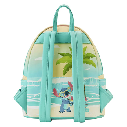 Loungefly Disney Lilo & Stitch Beach Day Sandcastle Mini Backpack