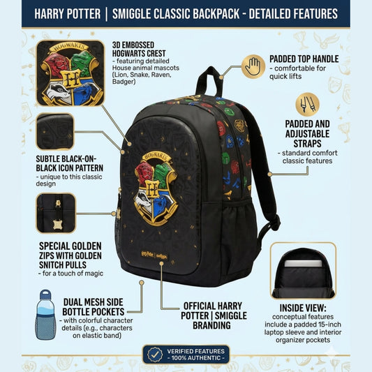 Harry Potter x Smiggle Classic Backpack