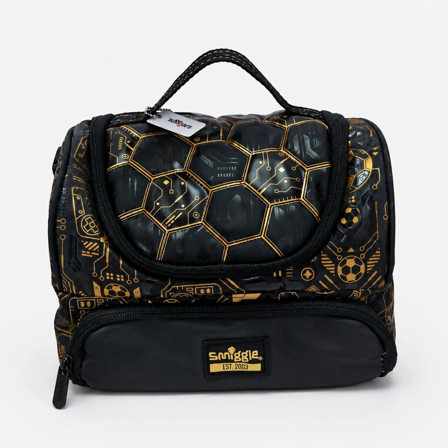 Smiggle Football-Themed Insulated Lunch Bag