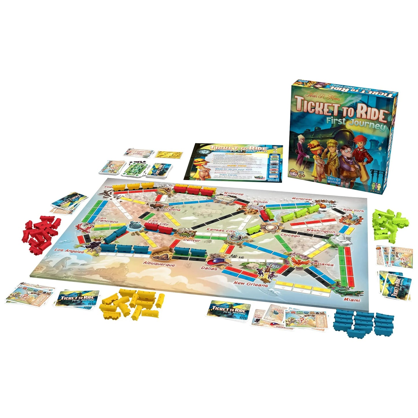 Ticket to Ride: First Journey (North America) — The Kids' Railway Adventure