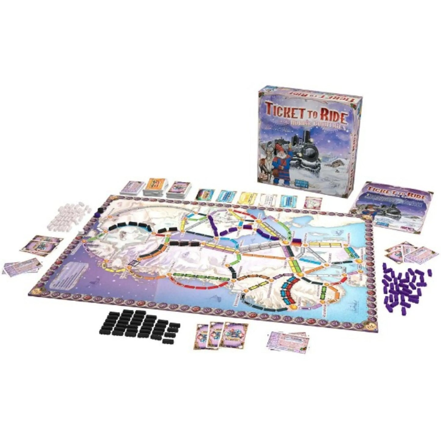 Ticket to Ride Nordic Countries — The Snowy Railway Adventure