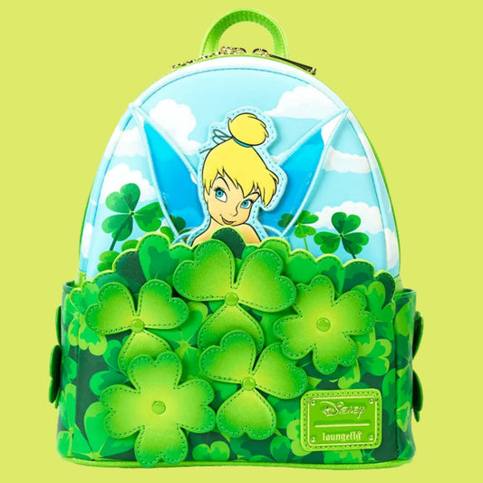 Loungefly Disney Tinker Bell Clover Mini Backpack