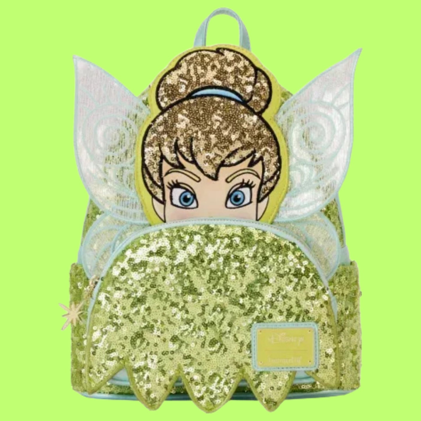 Loungefly Disney Tinker Bell Sequin Mini Backpack