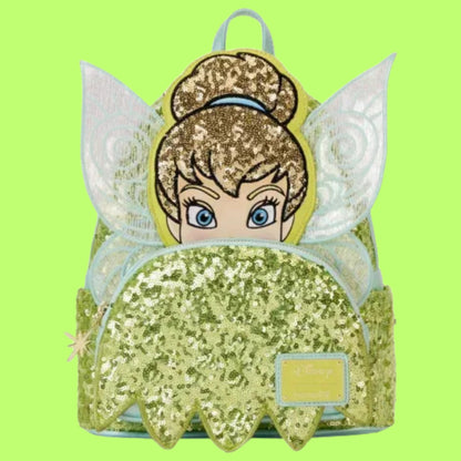 Loungefly Disney Tinker Bell Sequin Mini Backpack