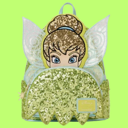 Loungefly Disney Tinker Bell Sequin Mini Backpack