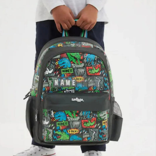 Smiggle T-Rex Comic Classic Backpack