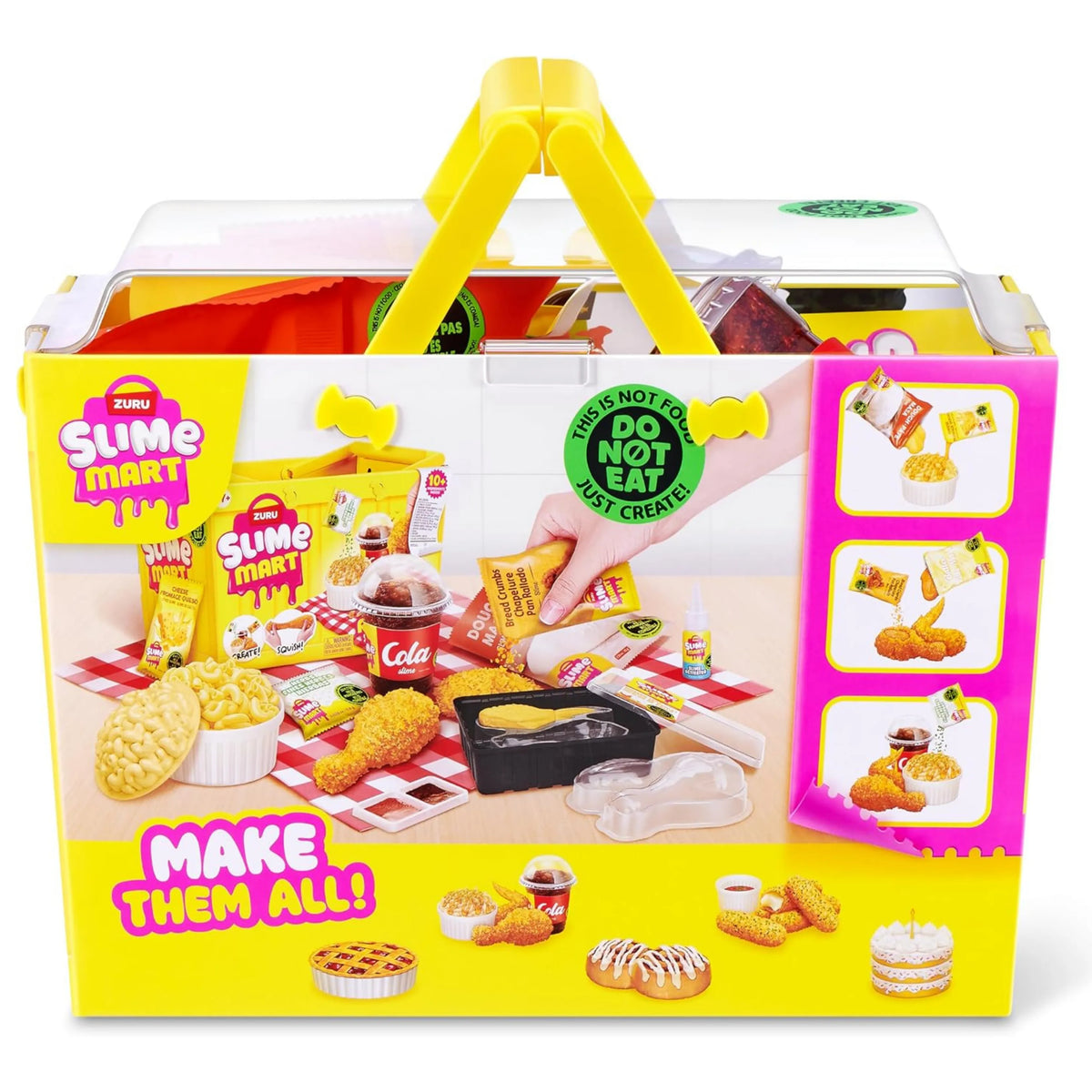 ZURU Slime Mart Make Your Own Realistic Slime Food Shopping Basket Playset